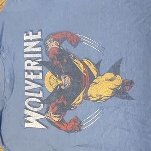 Light Blue X-Men Wolverine T-Shirt